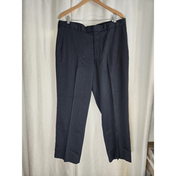 Perry‎ Ellis Portfolio Tavel Luxe Stretch Non Iron Charcoal Pants 36x29 *NWT* - Picture 1 of 8